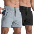 Mens Athletic Shorts 5 in Quick Dry 2 Pack - Lightweight Workout avoid