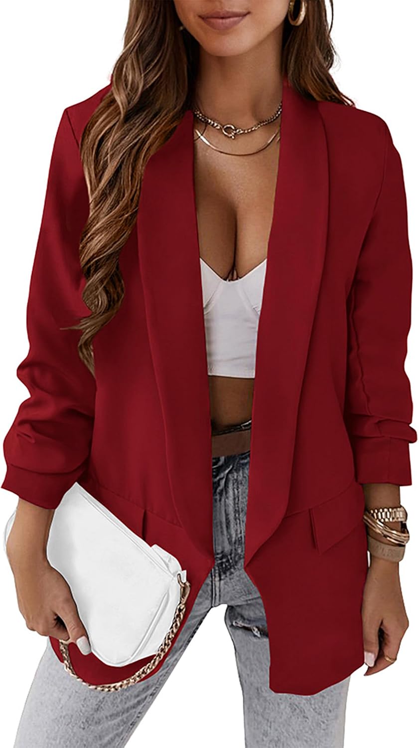 KIRUNDO Blazers for Women: Stylish Oversized Business Casual Wear
