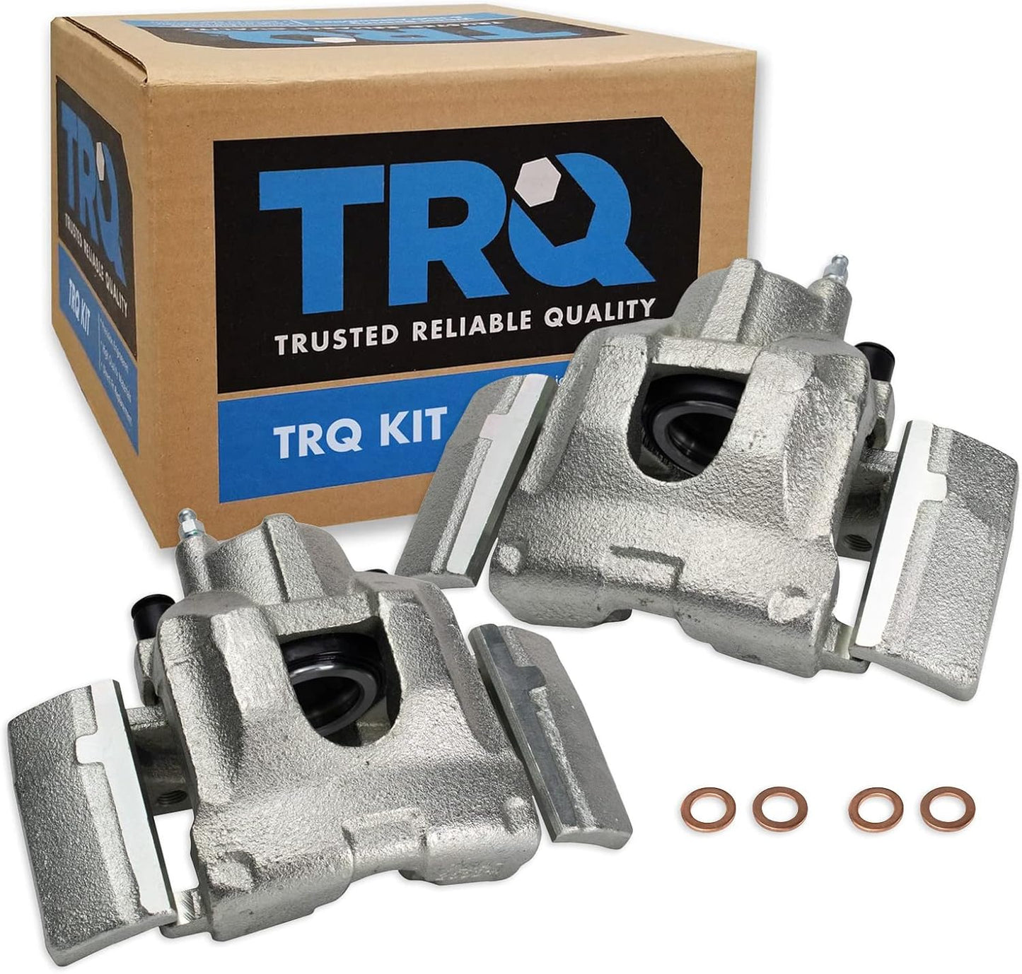 TRQ Rear Brake Caliper Set for 2007-2017 Ford Expedition