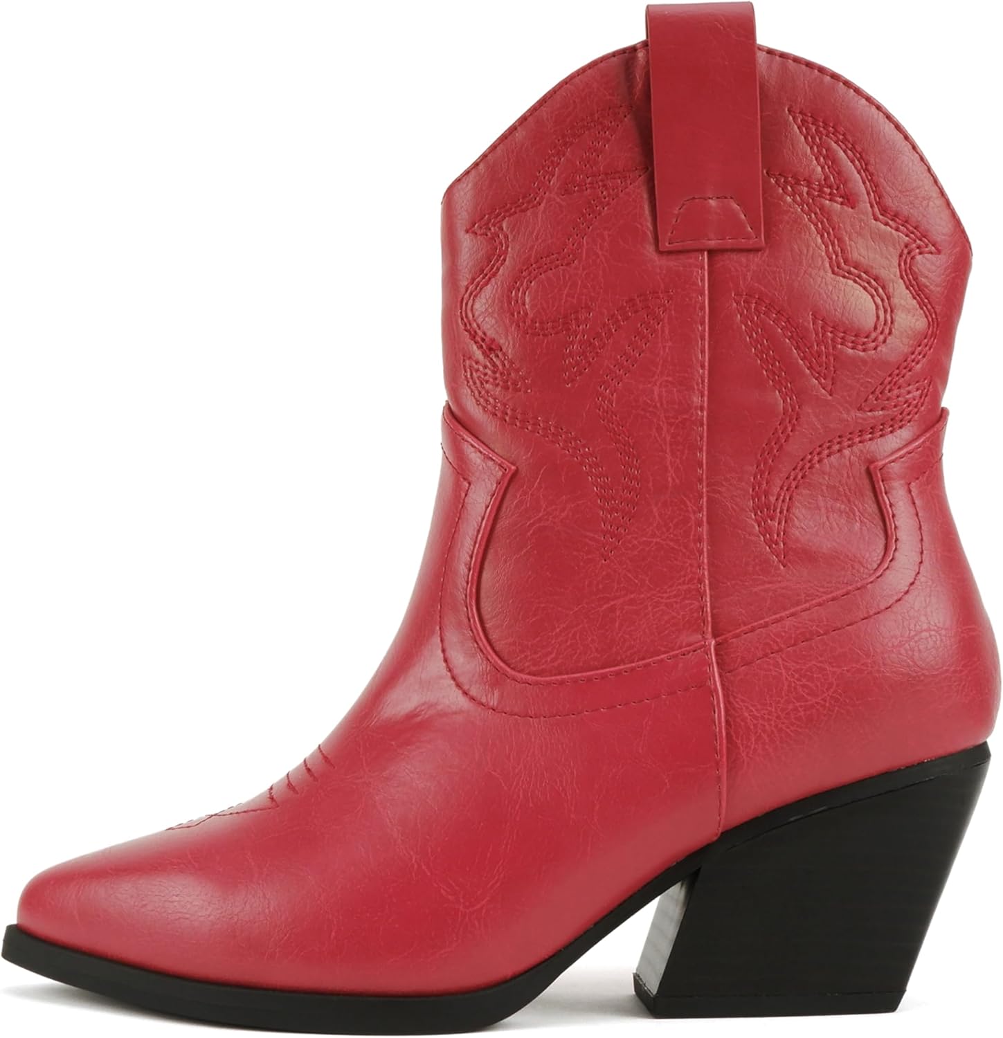 Soda BLAZING Women Western Bootie Pointe Toe with Low Heel Style