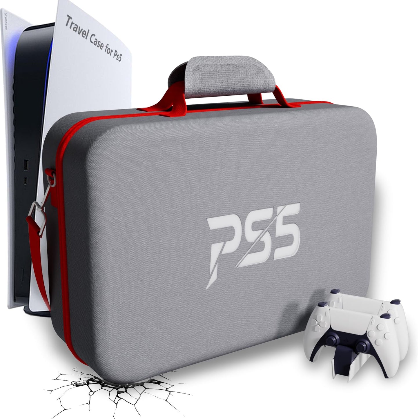 MOCADIA Travel Case for PS5 - Hard Shell Carrying Case