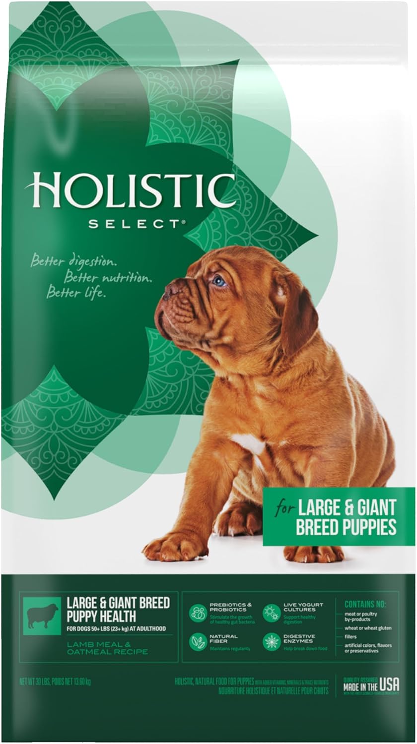 Holistic Select Natural Dry Dog Food for Large Breed Puppies