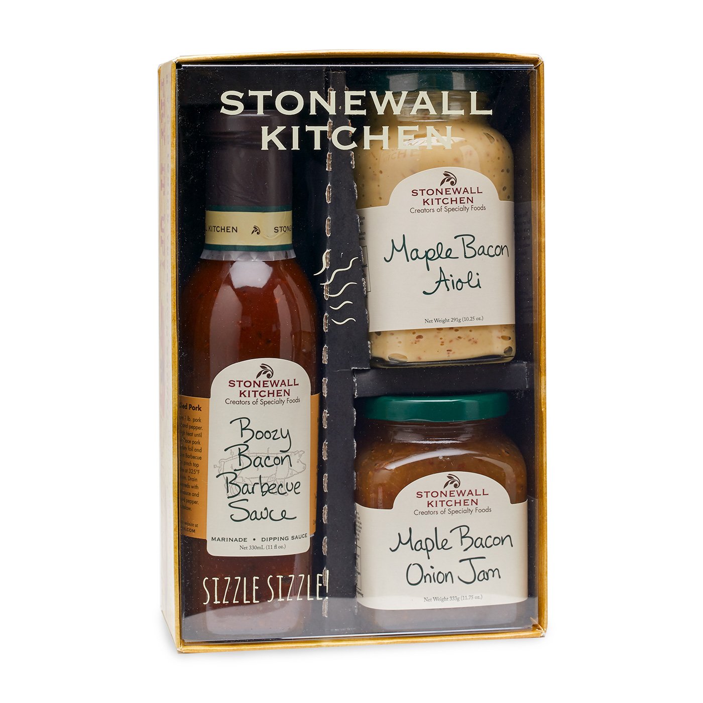 Stonewall Kitchen 3 Piece Bacon Gift Set for Bacon Lovers