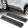 Auto Dynasty Rubber Curb Ramps 2 in Lift Height - Stable Drive
