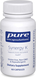 Synergy K with Vitamin K1 K2 & D3 - Bone and Vascular Support