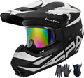 Motocross Helmet (01 Gray, Medium) Youth & Adult DOT Certified