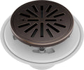 Delta 4 in Oil Rubbed Bronze Tile-In Round Shower Floor Drain - Finish
