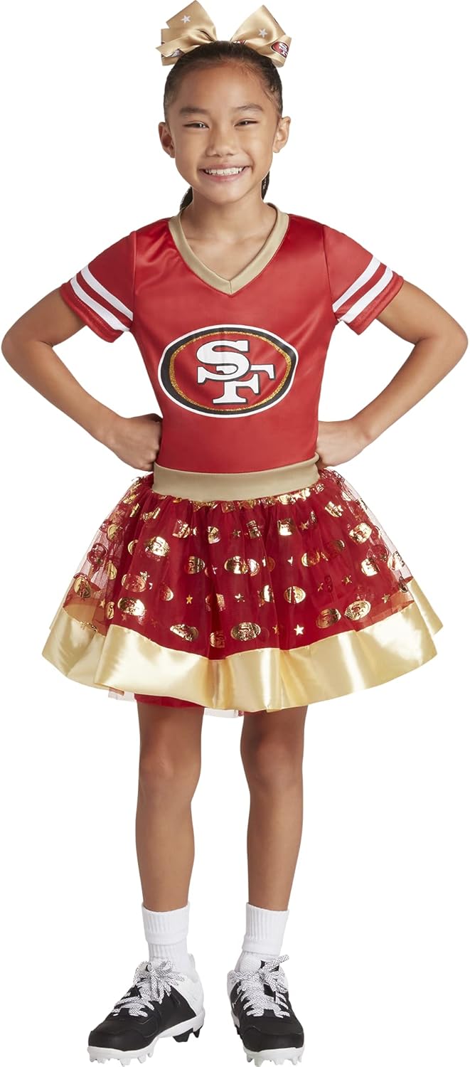MODERN HERO Girl's NFL MVP Tailgate Tutu Dress Costume Review