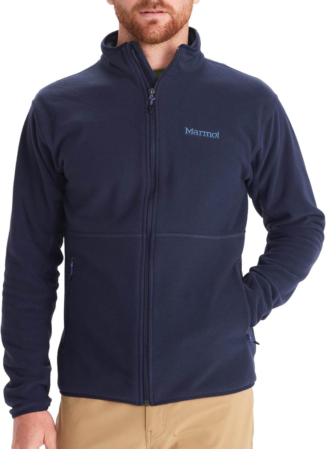 MARMOT Men's Rocklin Full-Zip Jacket - Lightweight Fleece Layer