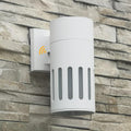 Dusk to Dawn Sensor Outdoor Wall Lantern - Up/Down Cylinder Light