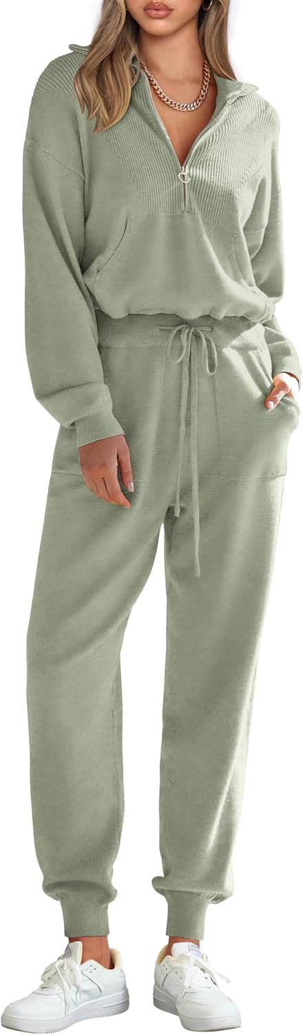 PRETTYGARDEN Women's 2 Piece Sweater Set for Casual Style