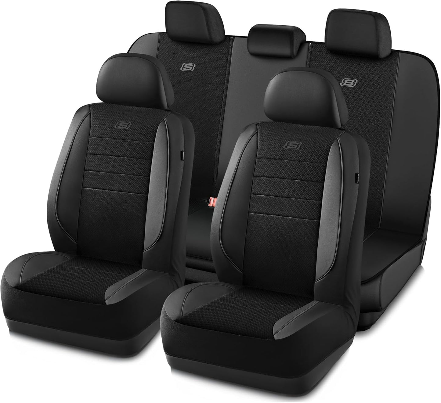 Skechers Air-Cooled Memory Foam Car Seat Covers for Comfort