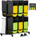 Folding Chair Rack Cart - Holds 84 Chairs, 800 lb Capacity