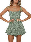 Jeanewpole1 Women's Floral Wide Leg Rompers for Summer Fun