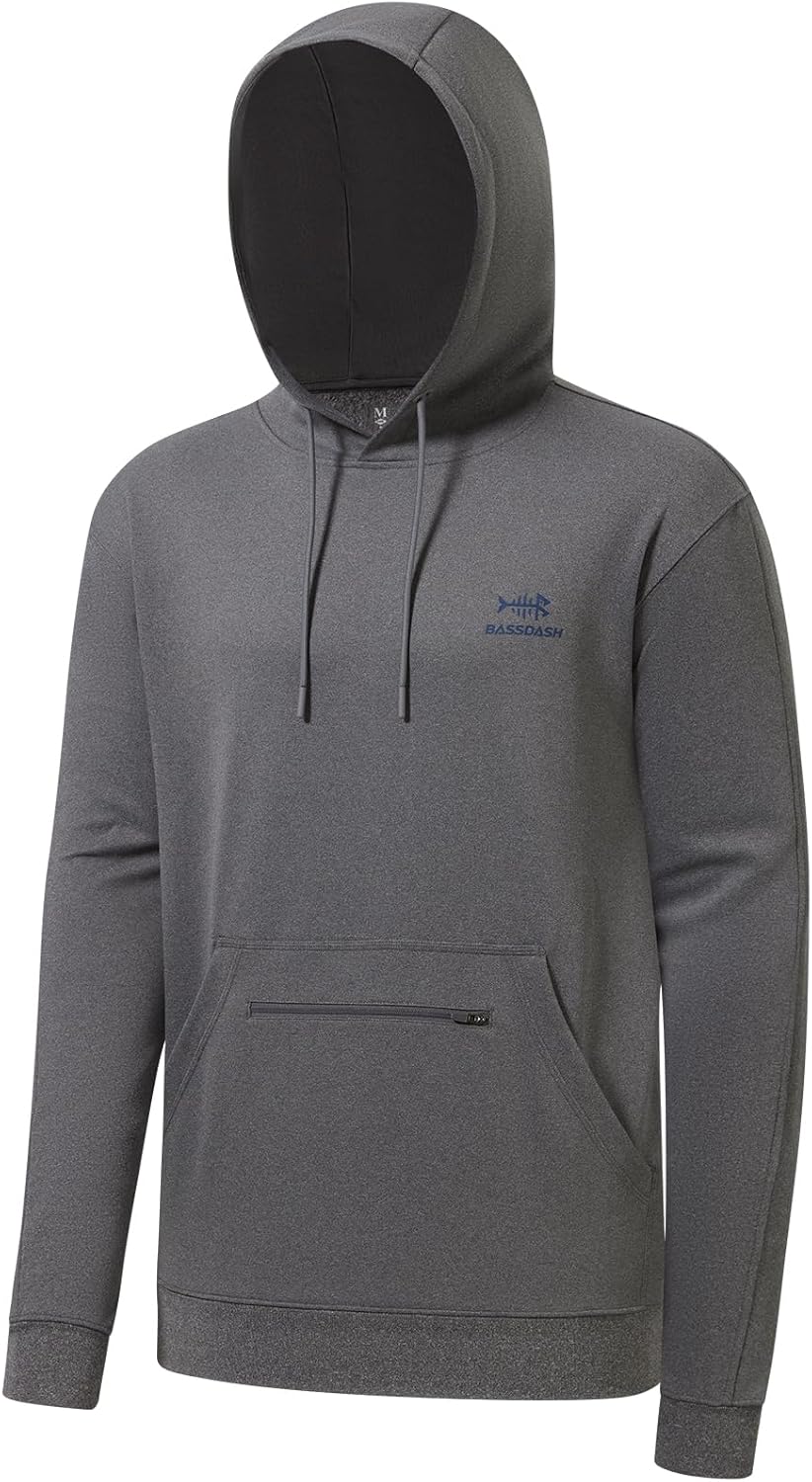 BASSDASH Men's Water-Resistant Hunting Fleece Hoodie