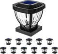 Home Zone Security Solar Post Cap Lights - Decorative LED Outdoor