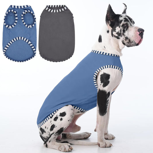 IECOii 2 Pack Great Dane Dog T Shirts for Sensitive Skin