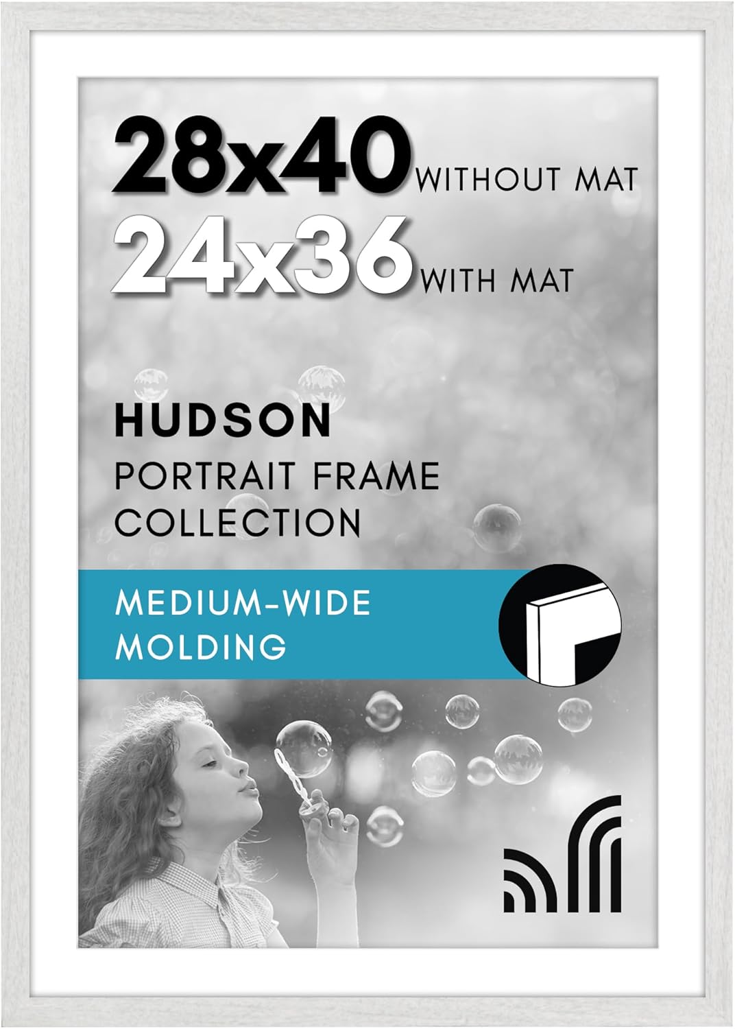 28x40 Poster Frame with Polished Plexiglass by Americanflat