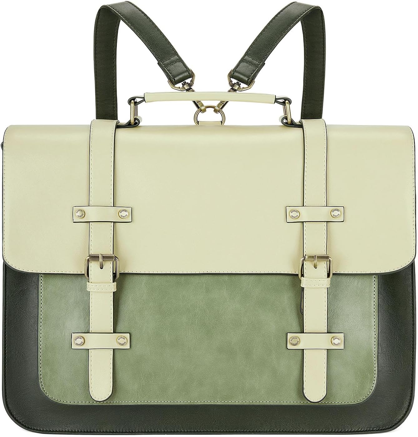 ECOSUSI Laptop Bag for Women - Stylish Vegan Leather Briefcase