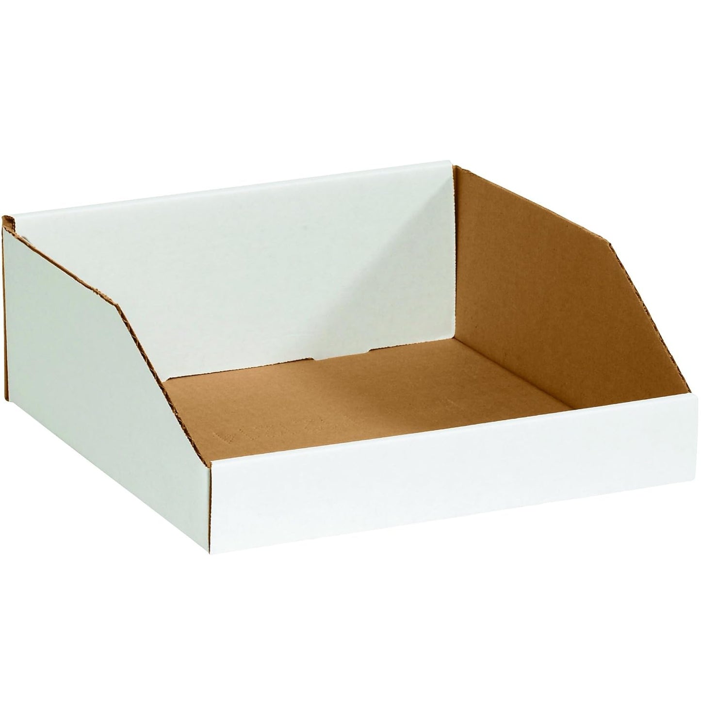 Open Top Bin Boxes for Organizing Work Areas - 50 Pack