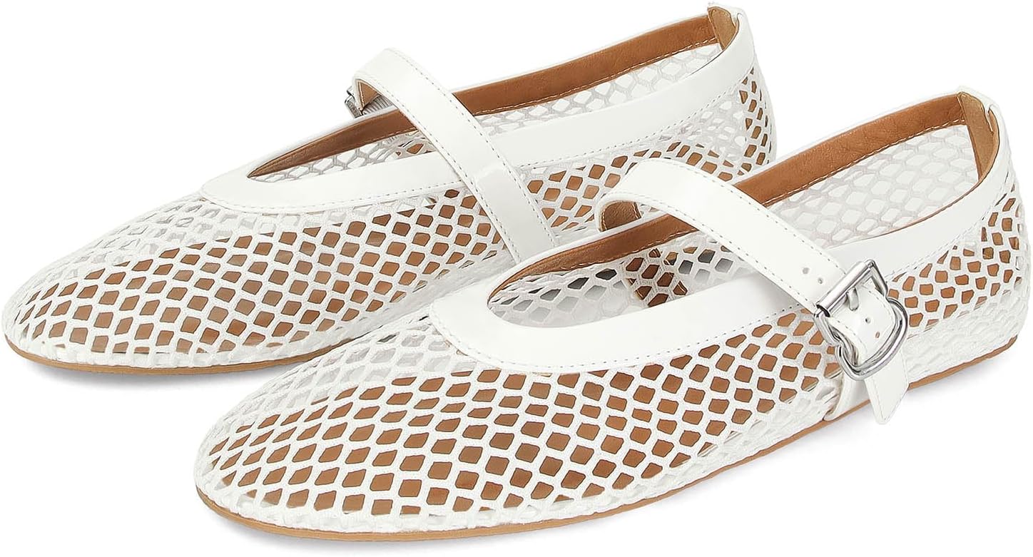 MICIFA Women's Mesh Ballet Flats for Stylish Daily Wear