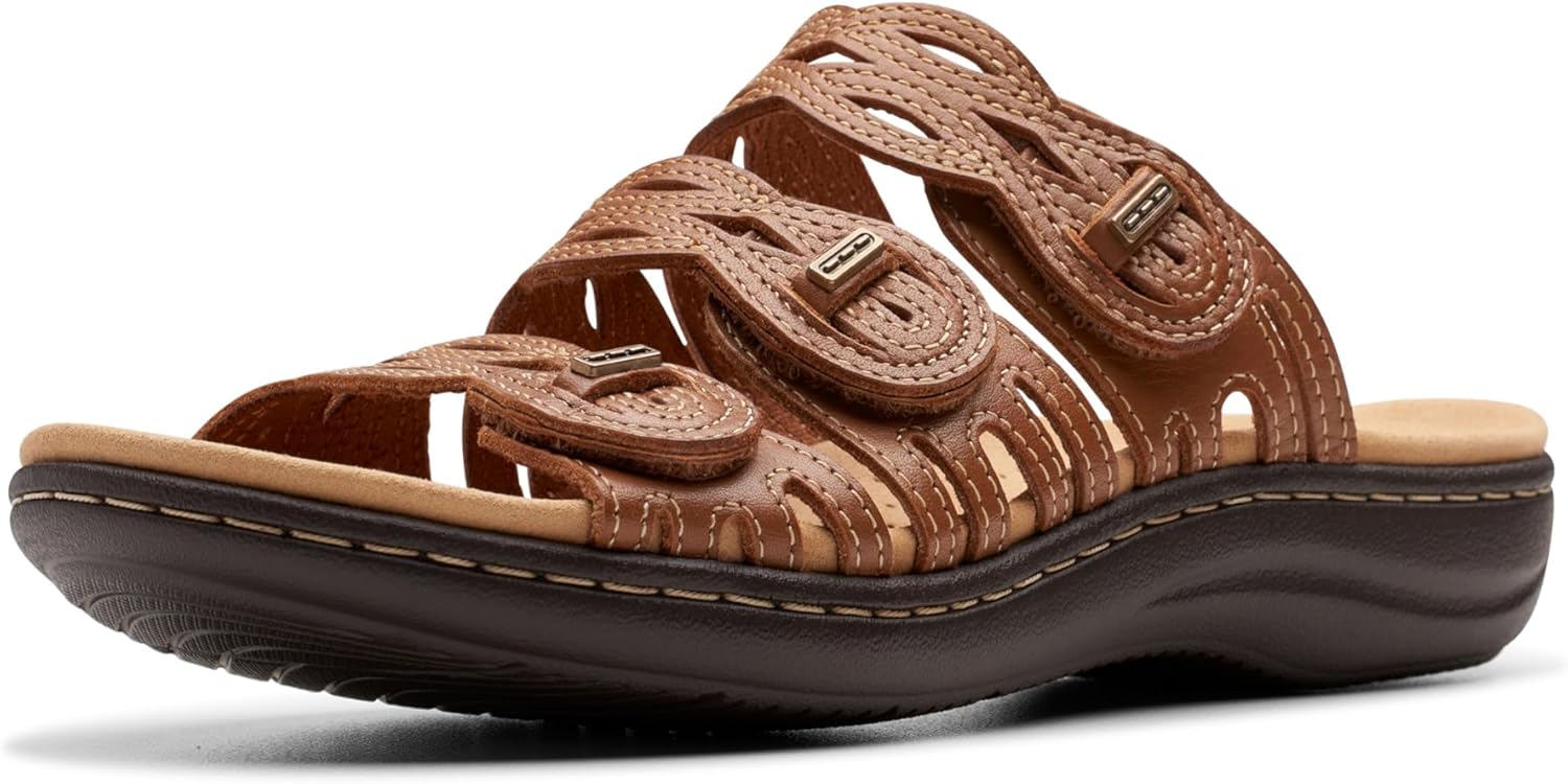 Clarks womens Laurieann Ruby Sandal for Ultimate Summer Comfort