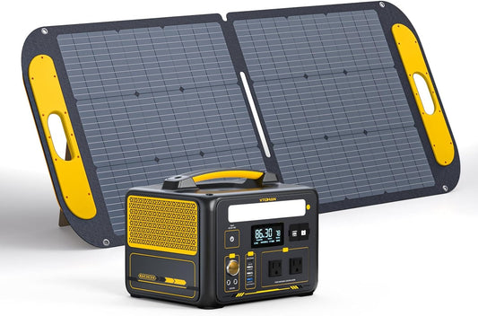 600W Solar Generator Set: Power & Portability!