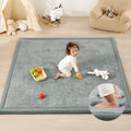 1.3 in Thick Baby Play Mat 71x59 Large Foam Tummy Time Mat - Soft