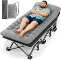 HABUTWAY Portable Camping Cot with Mattress for a Relaxing Sleep