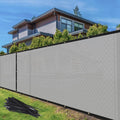 TANG 4 ft x 29 ft Privacy Fence Screen Grey Shade Cloth - Durable