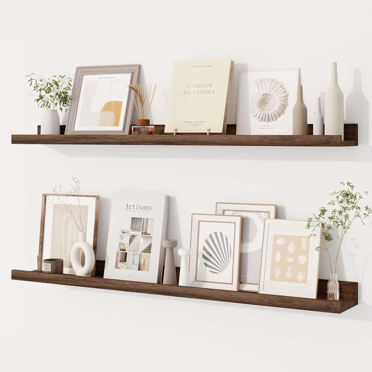 Dreamland Picture Ledge Shelf Set of 2 for Stylish Display
