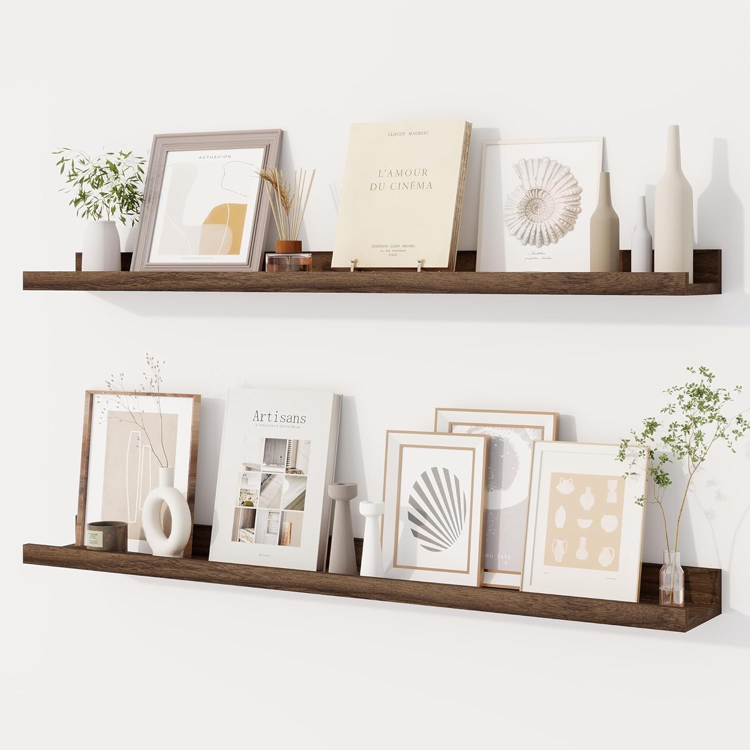 Dreamland Picture Ledge Shelf Set of 2 for Stylish Display