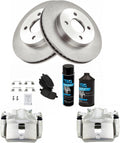 TRQ Front Brake Pad & Rotor Kit Compatible with 2005-2010 Cobalt