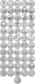 2010 P D 2010-2021 BU National Parks Quarters - 112 Coin Complete Set