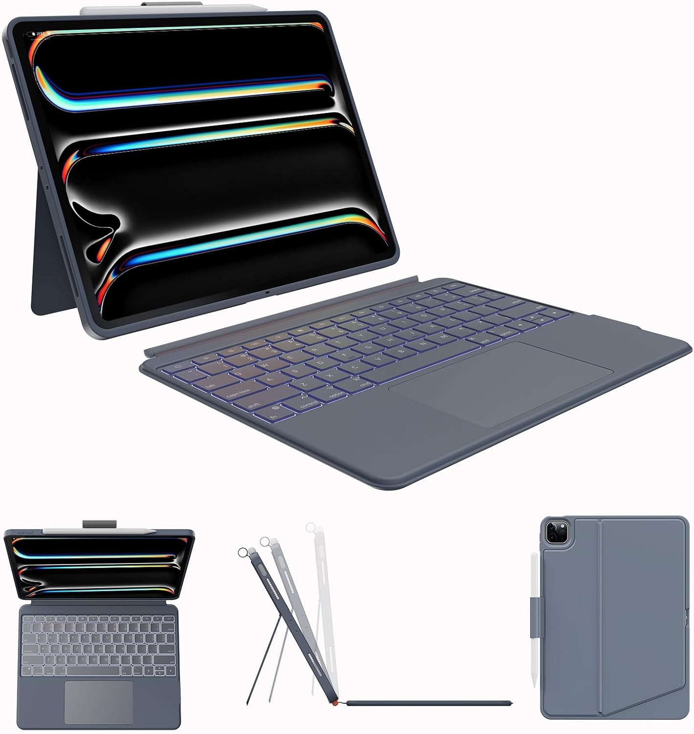 Magitype iPad Pro 13 M4 Case with Keyboard and Trackpad