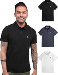 Slim Fit Polo Shirt for Men - Short Sleeve Collared S-4XL