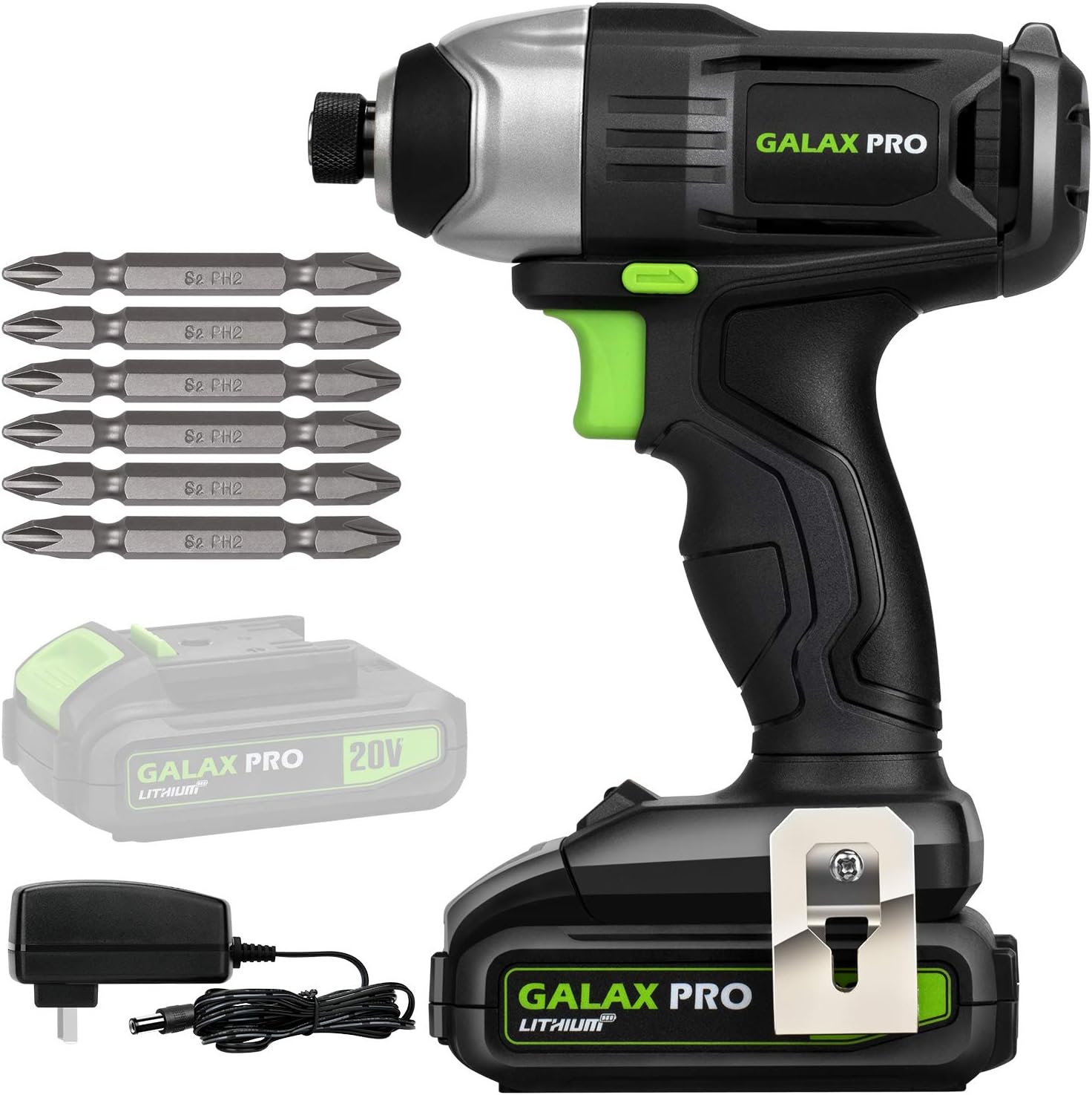 GALAX PRO Impact Driver 20V Cordless Tool with LED Light