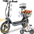Caroma Peak 1200W Electric Scooter for Adults with Seat