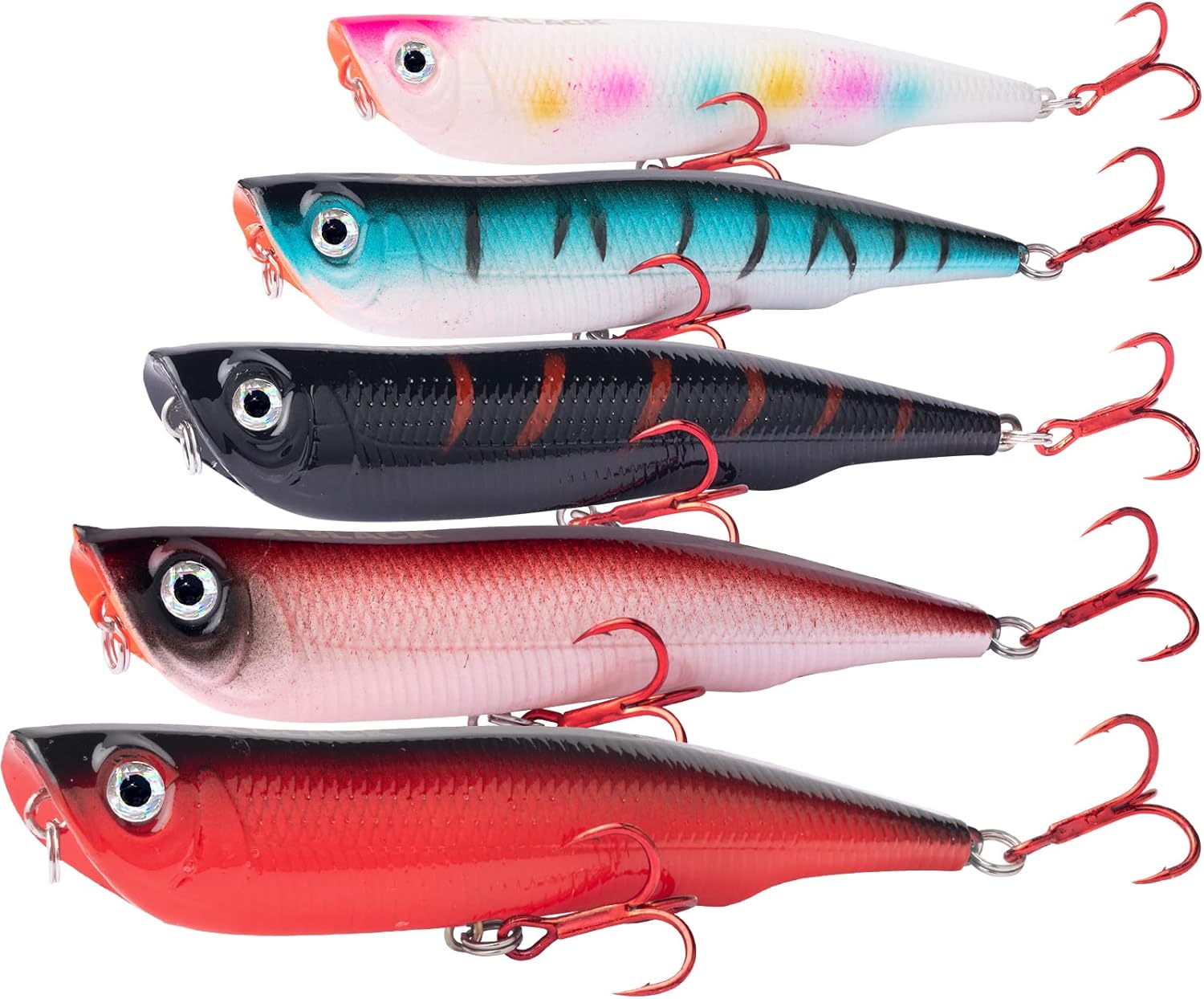 5PC XBLACK Fishing Lures Kit - Catch Big Fish!