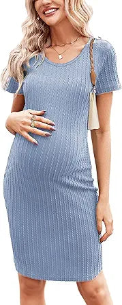 Ekouaer Maternity Dress for Comfortable and Stylish Pregnancy Wear