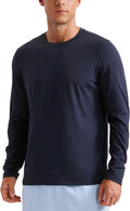 CRZ YOGA Cloud Jersey Long Sleeve Shirts for Men - Soft Crewneck