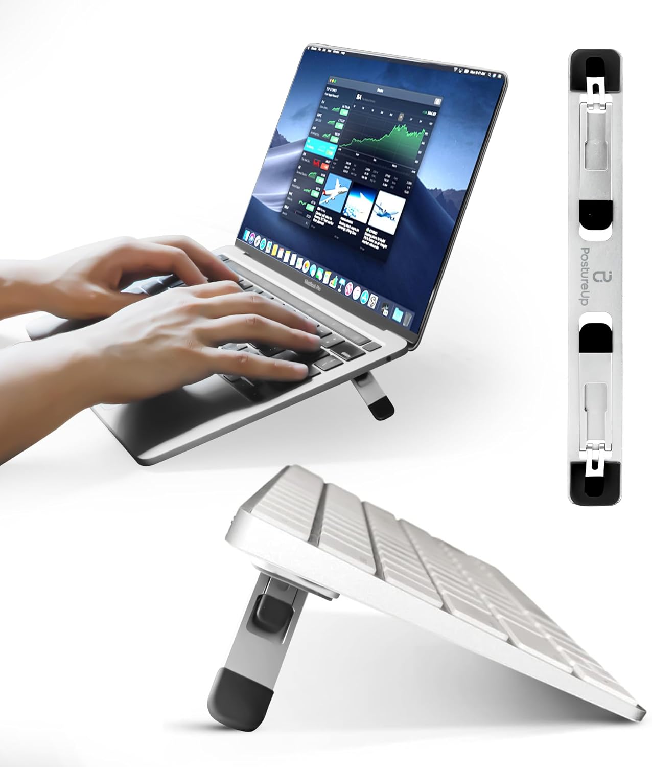 Adjustable Aluminum Laptop Stand - Elevate Your Work!
