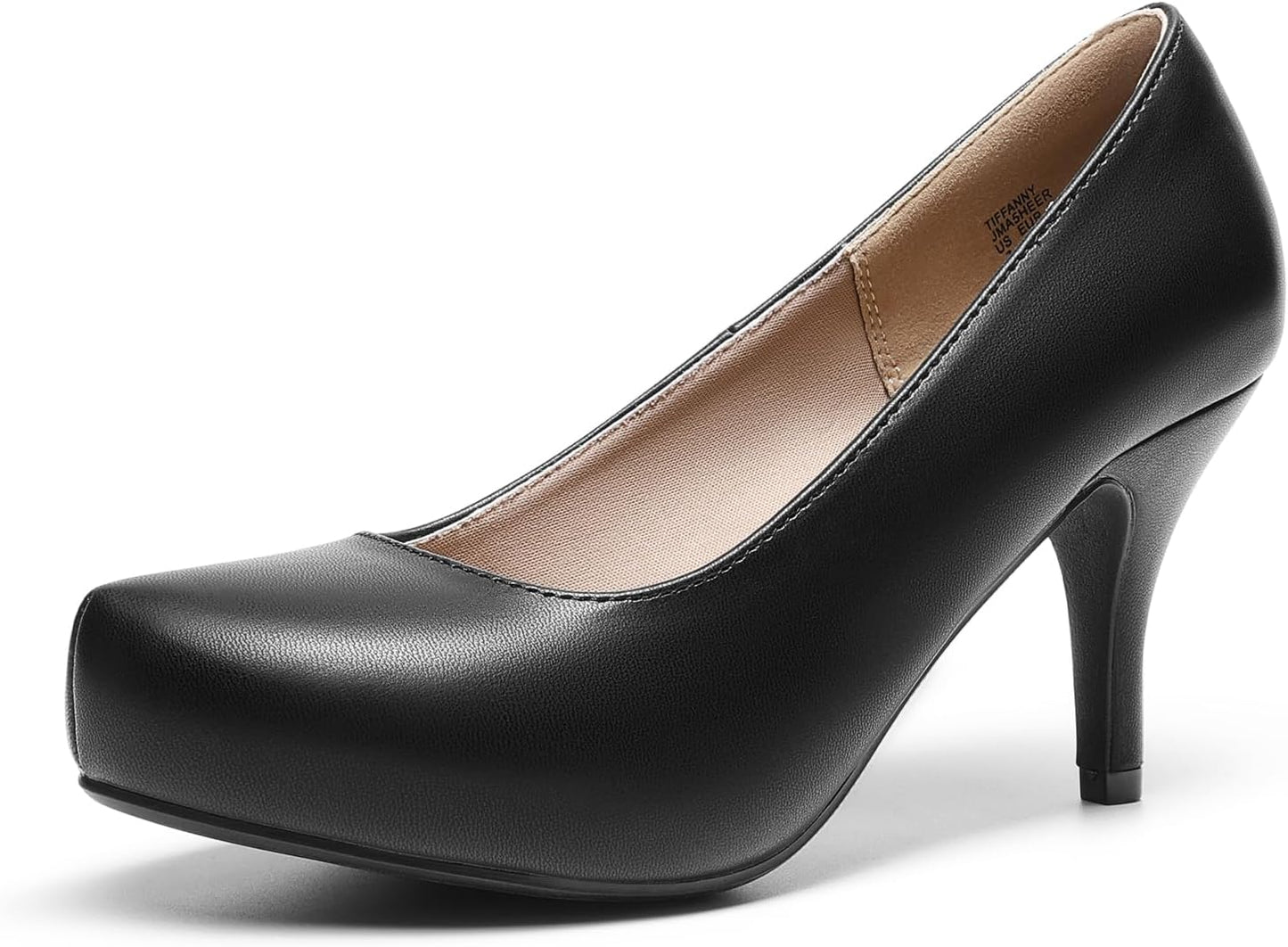 DREAM PAIRS Tiffany Women's Elegant Low Stiletto Heel Pumps