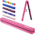ZELUS 8 ft Folding Gymnastics Balance Beam - Portable Stability