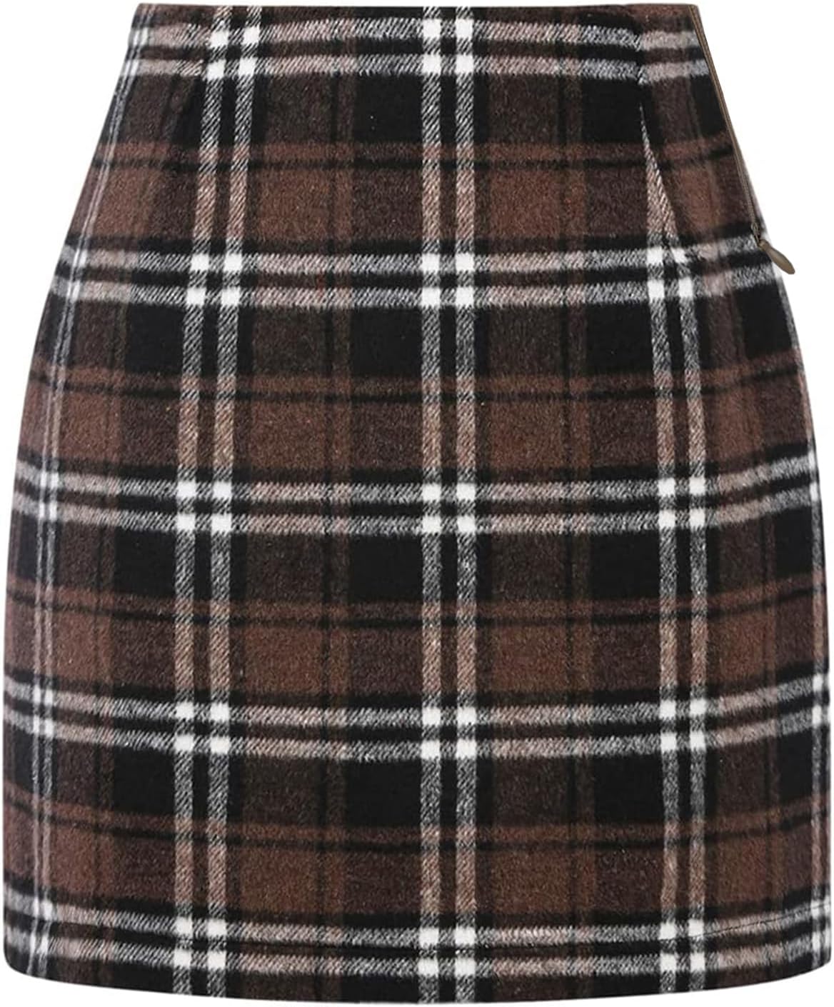 Womens Plaid Skirt for Fall and Winter - High Waisted Mini Style