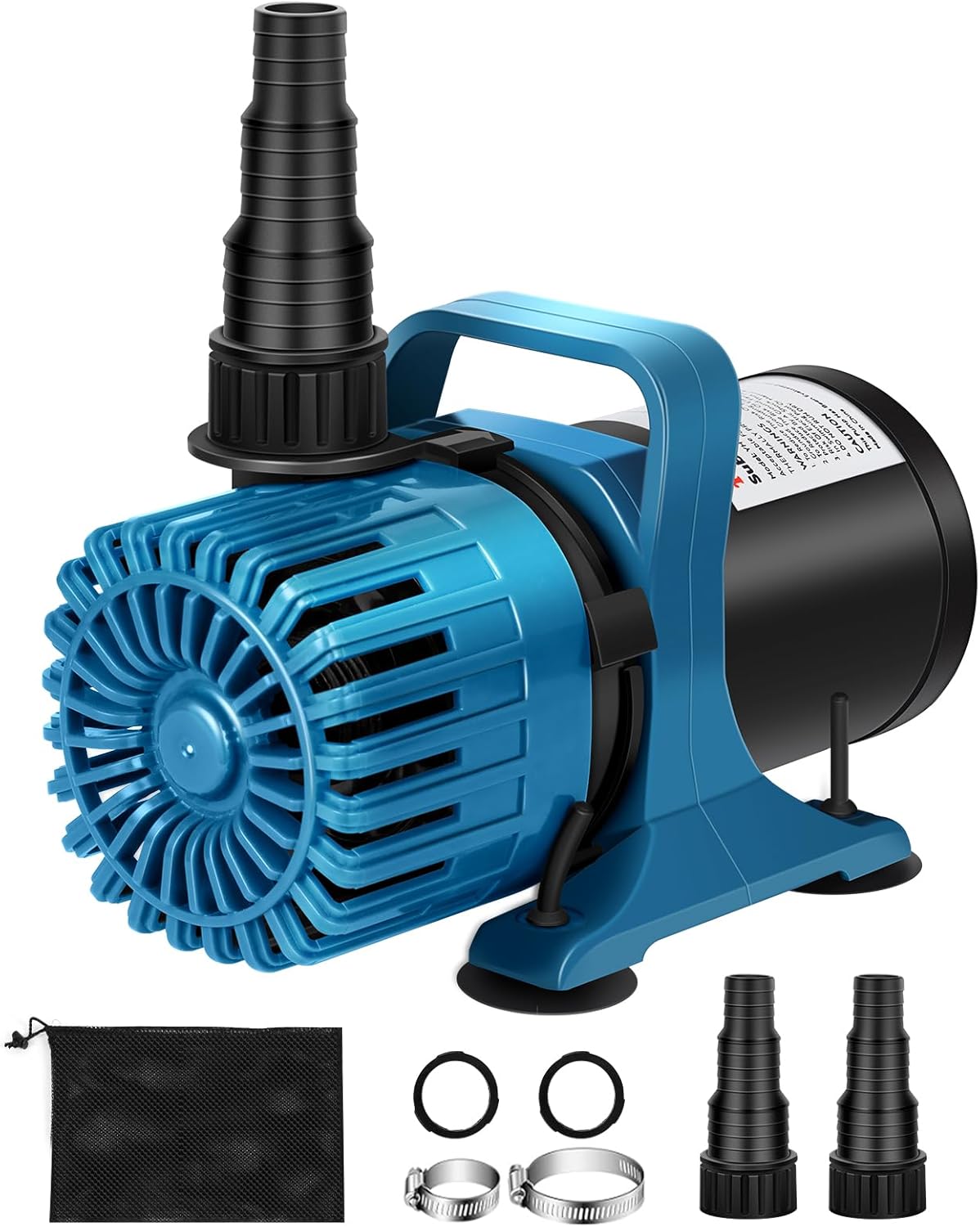 100W Pond Pump for Outdoor Ponds, Ultra-Quiet Water Feature