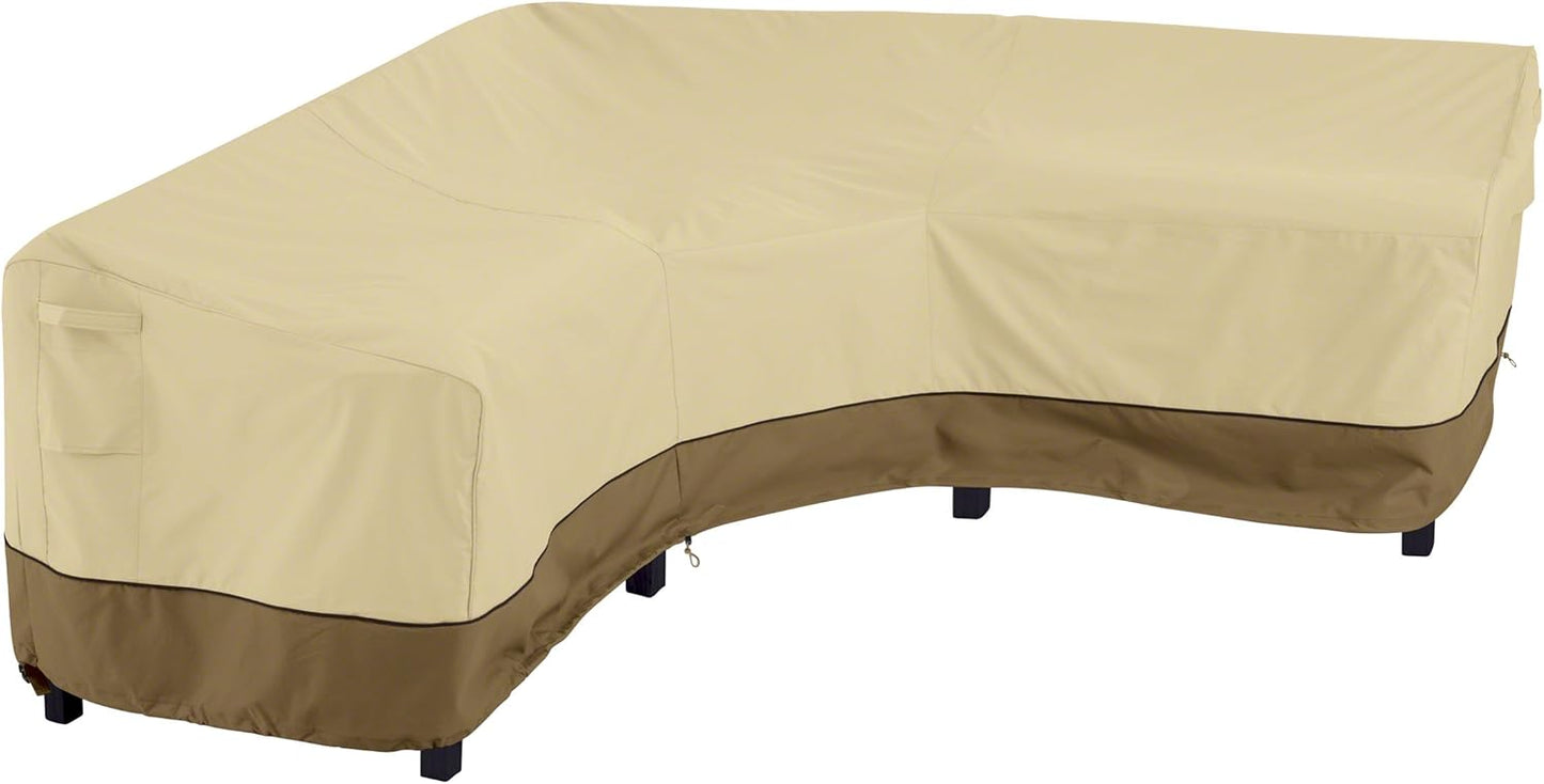 Veranda Water-Resistant 85 Inch Patio V-Shaped Sectional Cover