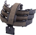 TRQ Rear Parking Brake Shoe Set Compatible with 2016-2019 Toyota Mirai