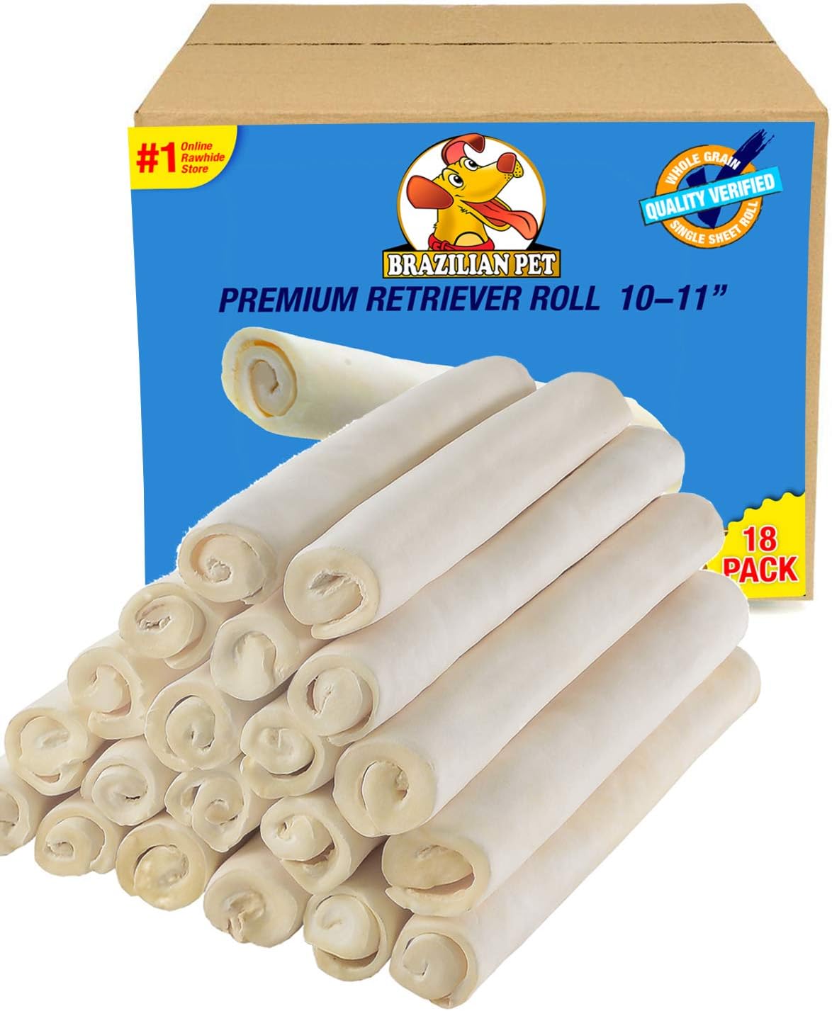 Brazilian Pet Premium Retriever Rolls for Healthy Chewing Fun
