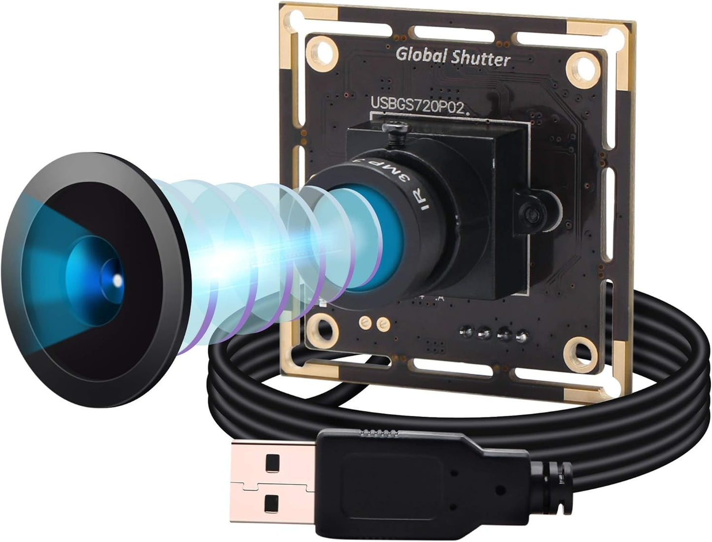 Global Shutter USB Camera Module 720P 60FPS for Laptops